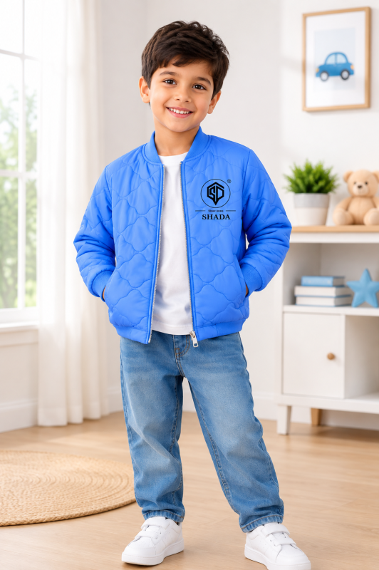 LIGHTWEIGHT WINTER JACKET UNISEX - Blue
